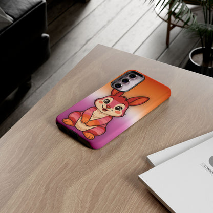 "Hare to Slay" – Lesbian [Femme] Bunny Android Tough Phone Case