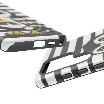 "Fly with Pride" – LGBTQIA+ Ally Pride Hawk Android Tough Phone Case