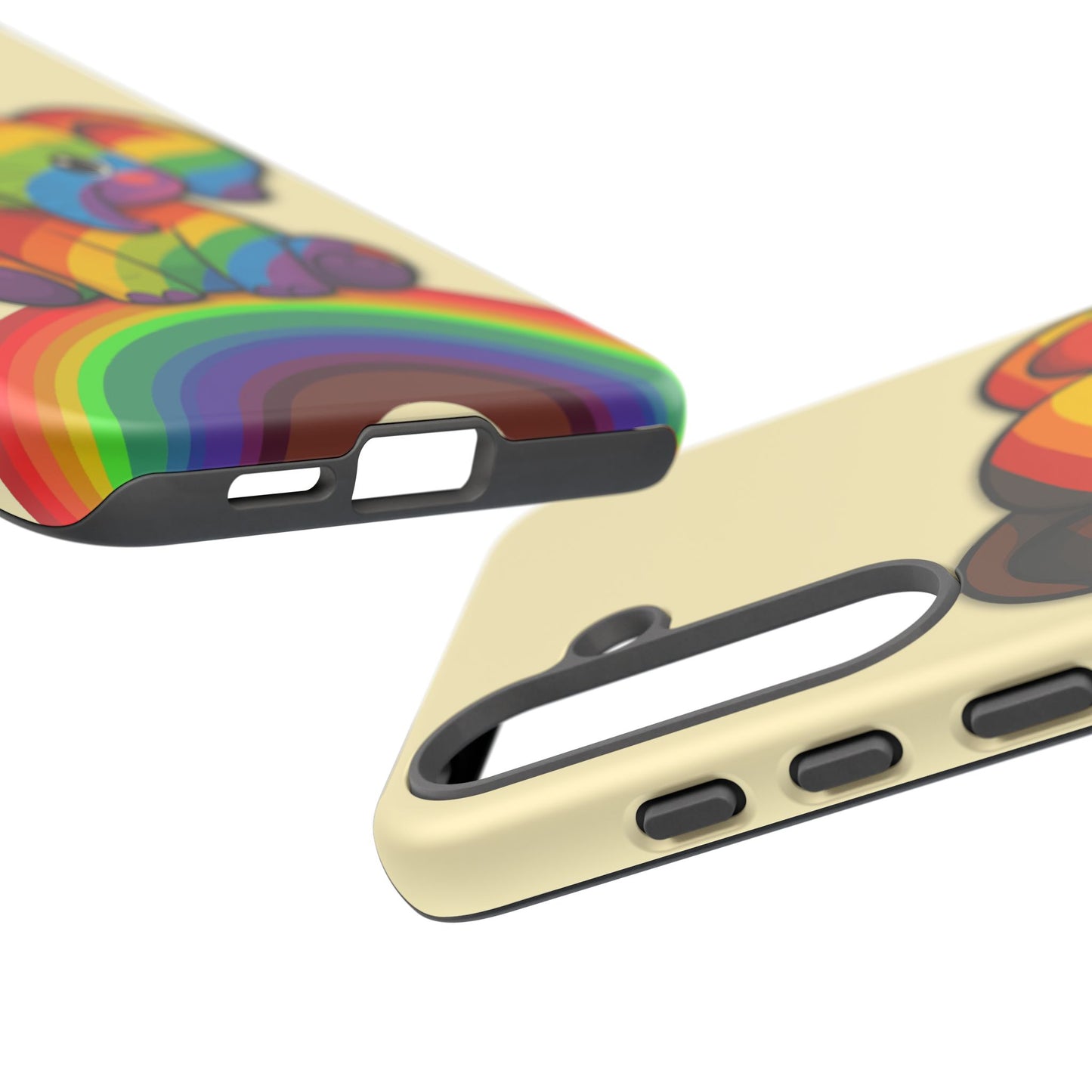 "jumbo joy" – philadelphia pride elephant android tough phone case