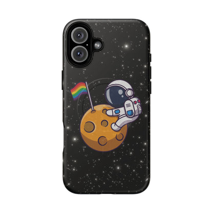 "Cosmic Queer" LGBTQIA+ Astronaut MagSafe® iPhone Tough Case