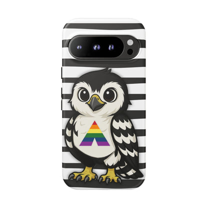 "Fly with Pride" – LGBTQIA+ Ally Pride Hawk Android Tough Phone Case