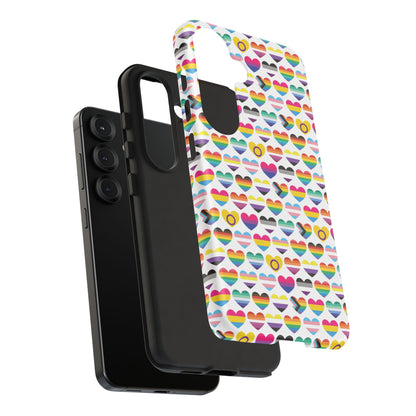 “Heart of Diversity" – Bright Edition – Android Tough Phone Case