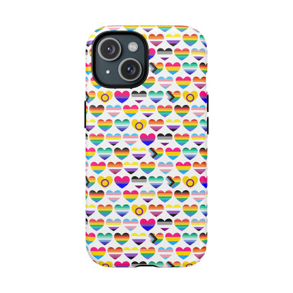 “Heart of Diversity” – Bright Edition – MagSafe® iPhone Tough Case
