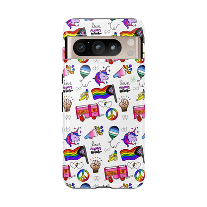 "Identity Mix" LGBTQIA+ Collage Android Tough Phone Case