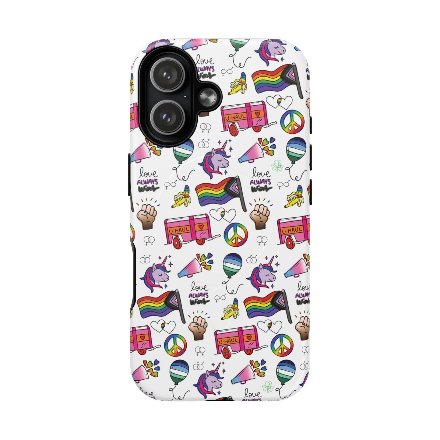 “identity mix” lgbtqia+ collage magsafe® tough iphone case