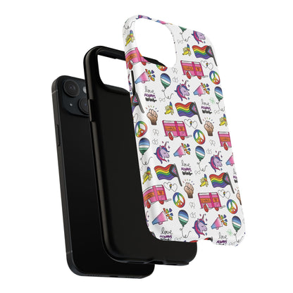 “Identity Mix” LGBTQIA+ Collage MagSafe® Tough iPhone Case