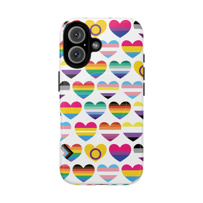 "Proud Hearts" LGBTQIA+ Love MagSafe® iPhone Case