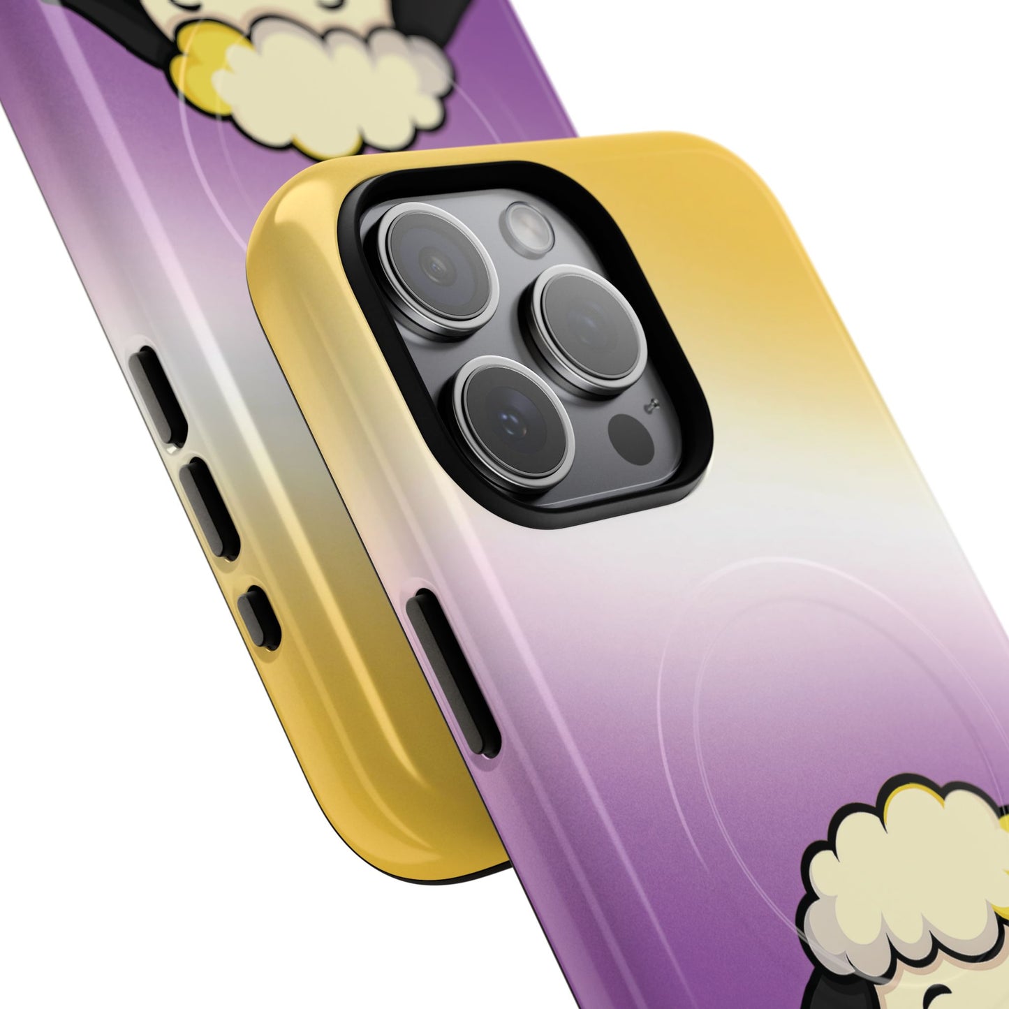 "nonbibaaary" – nonbinary pride sheep magsafe® iphone tough case