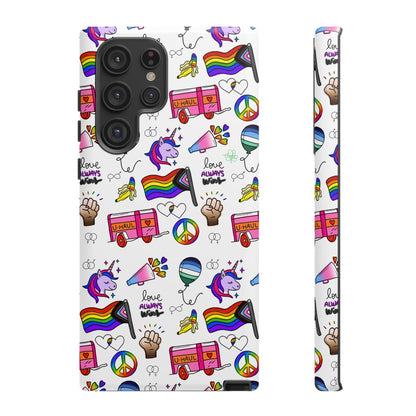 "Identity Mix" LGBTQIA+ Collage Android Tough Phone Case