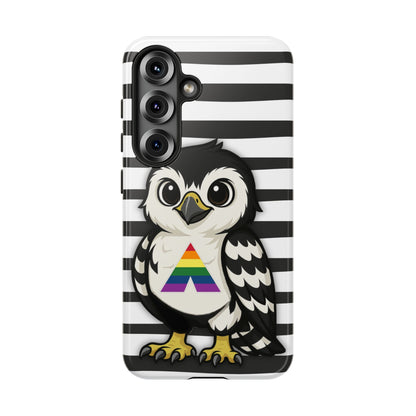 "Fly with Pride" – LGBTQIA+ Ally Pride Hawk Android Tough Phone Case