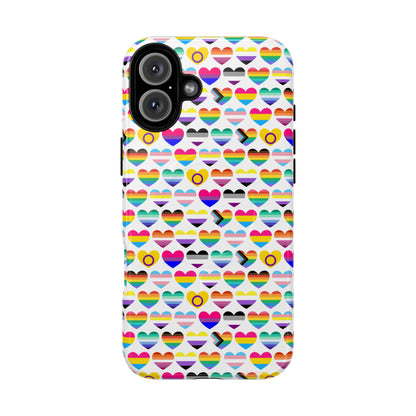 “Heart of Diversity” – Bright Edition – MagSafe® iPhone Tough Case