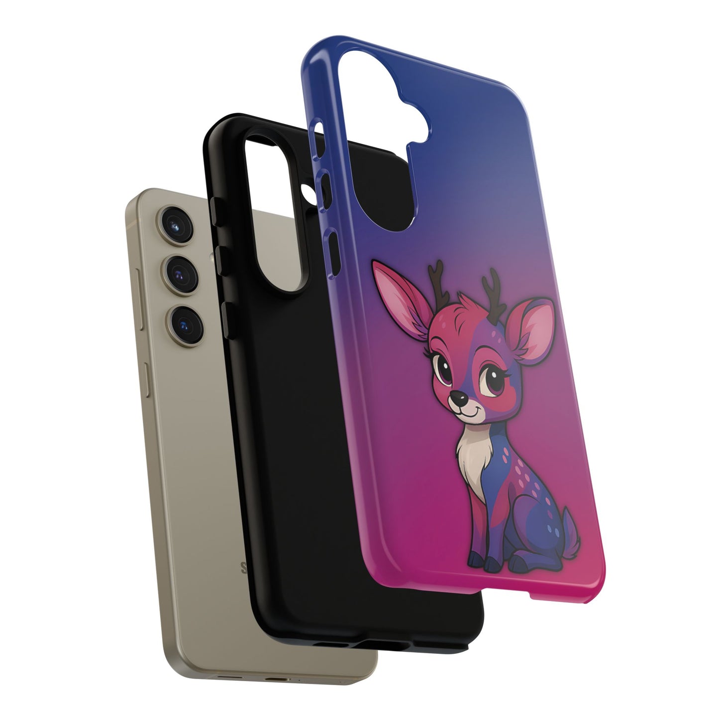 “bi-design” – bisexual pride doe android tough phone case