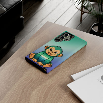 "Monkey Love" – Gay [MLM] Pride Android Tough Phone Case