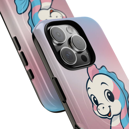 "Sea Me" – Trans Pride Seahorse MagSafe® iPhone Tough Case