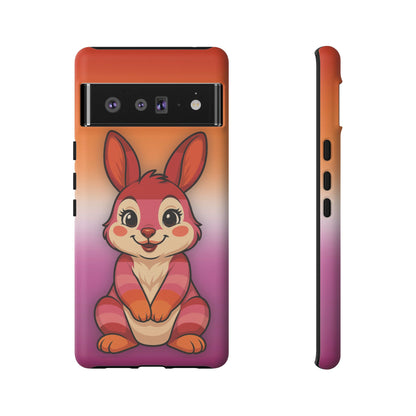 "Hare to Slay" – Lesbian [Femme] Bunny Android Tough Phone Case
