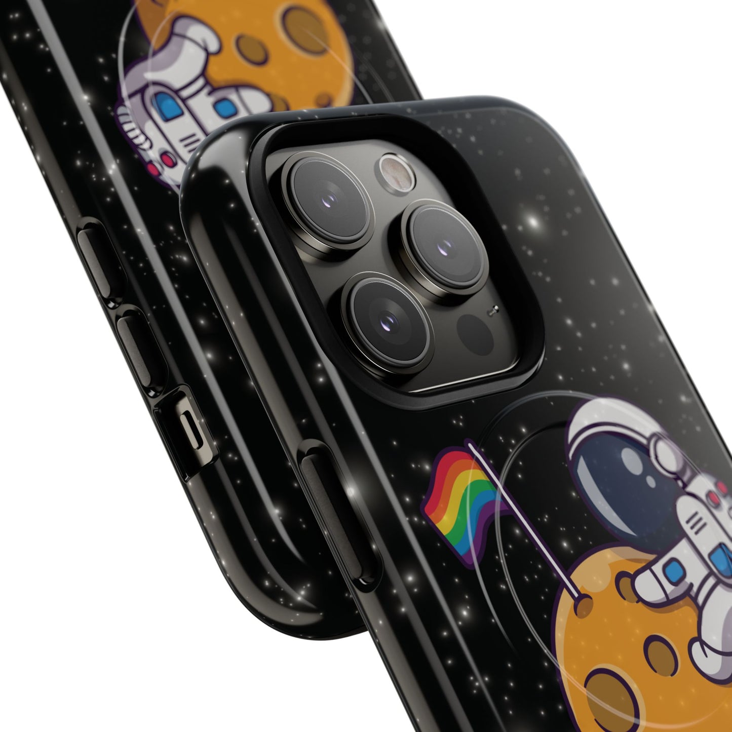 "cosmic queer" lgbtqia+ astronaut magsafe® iphone tough case