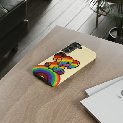 "Jumbo Joy" – Philadelphia Pride Elephant Android Tough Phone Case
