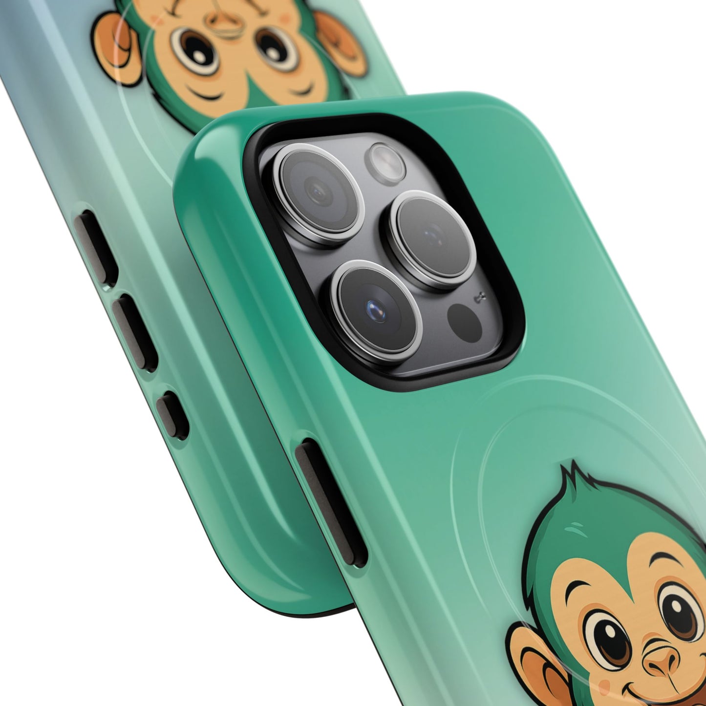 "monkey love" – gay [mlm] pride monkey magsafe® iphone tough case