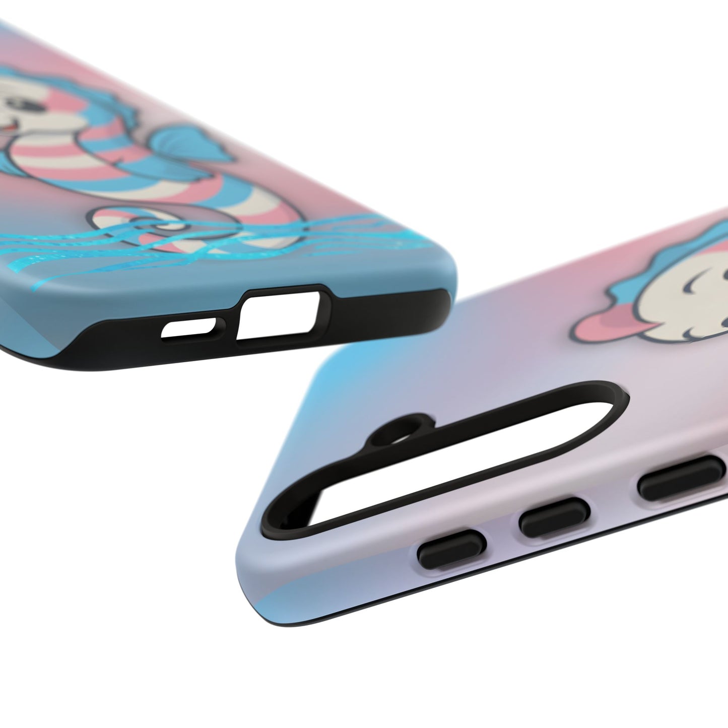 “sea me” – trans pride seahorse android tough phone case
