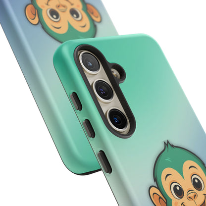 "Monkey Love" – Gay [MLM] Pride Android Tough Phone Case
