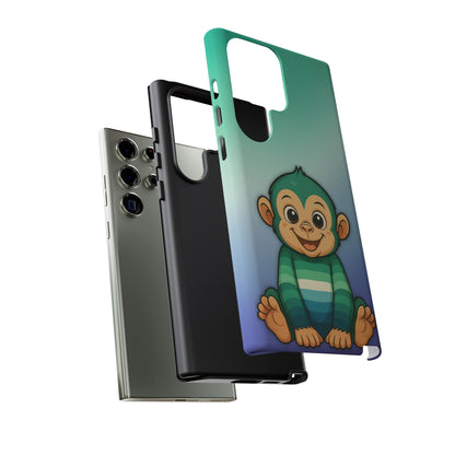 "Monkey Love" – Gay [MLM] Pride Android Tough Phone Case