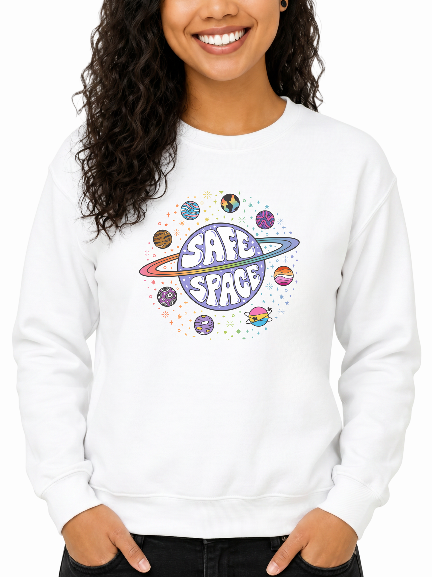 safe space unisex sweatshirt – the ally collection