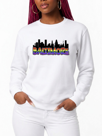 BALTIMORE Pride Unisex Sweatshirt – Citywide Pride Collection