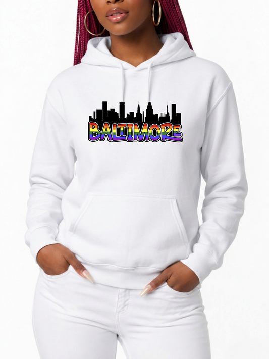BALTIMORE Pride Unisex Hoodie – Citywide Pride Collection