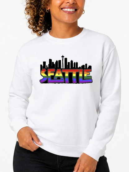 SEATTLE Pride Unisex Sweatshirt – Citywide Pride Collection