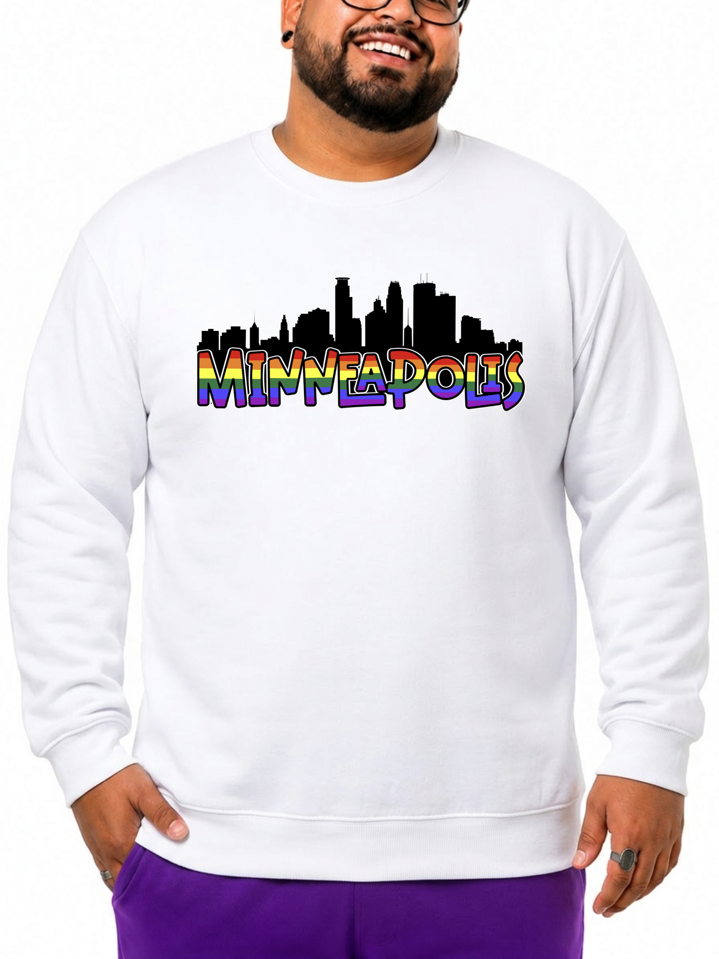 minneapolis pride unisex sweatshirt – citywide pride collection