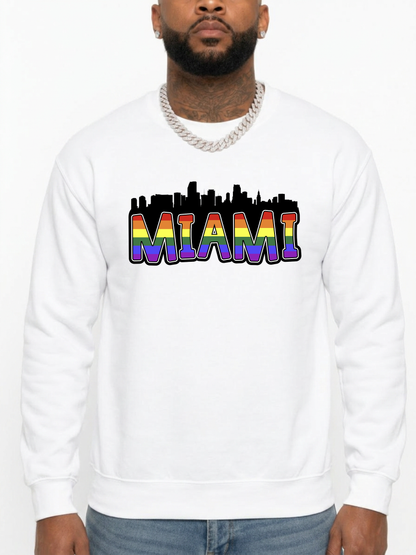 MIAMI Pride Unisex Sweatshirt – Citywide Pride Collection