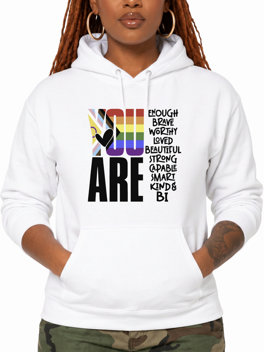 You Are (Bi) Unisex Hoodie – Human Pride Collection