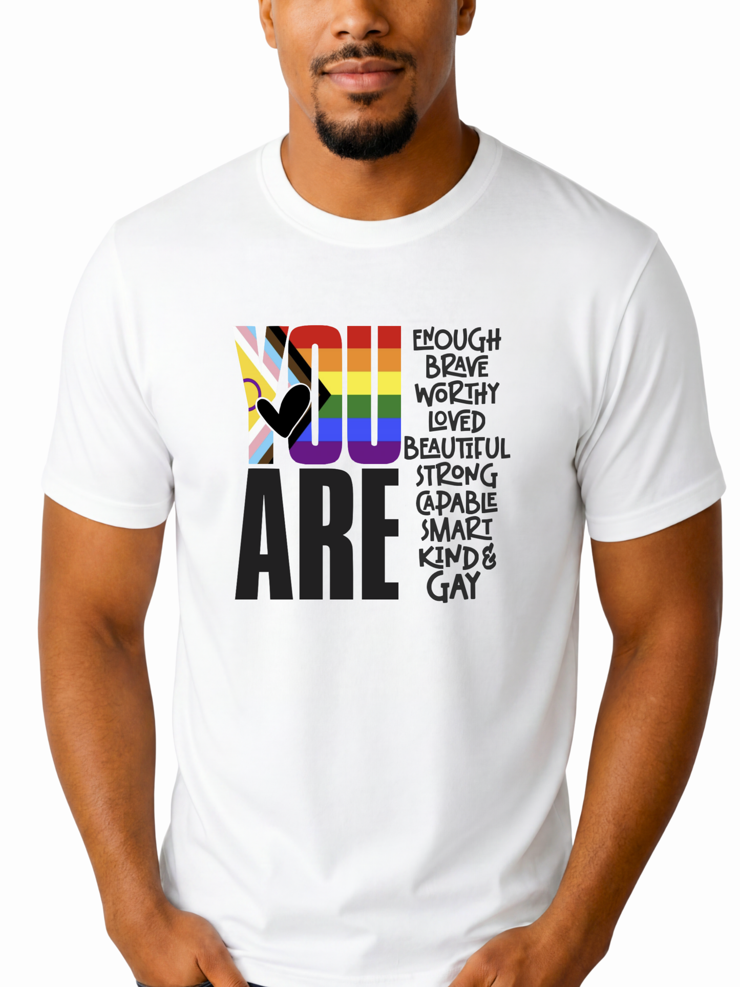 you are (gay) unisex t-shirt – human pride collection
