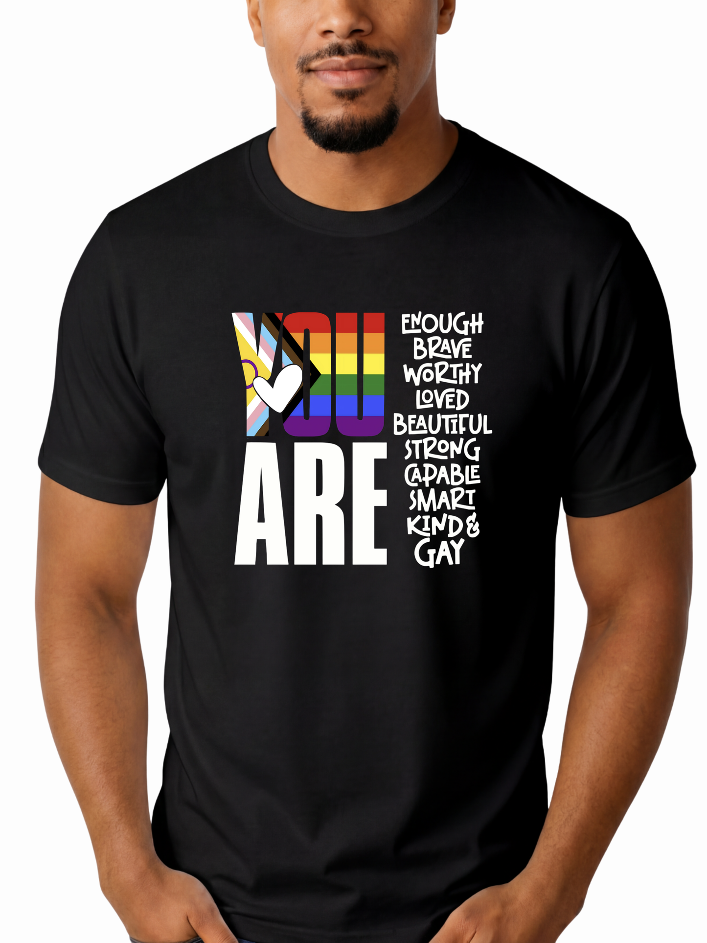 you are (gay) unisex t-shirt – human pride collection