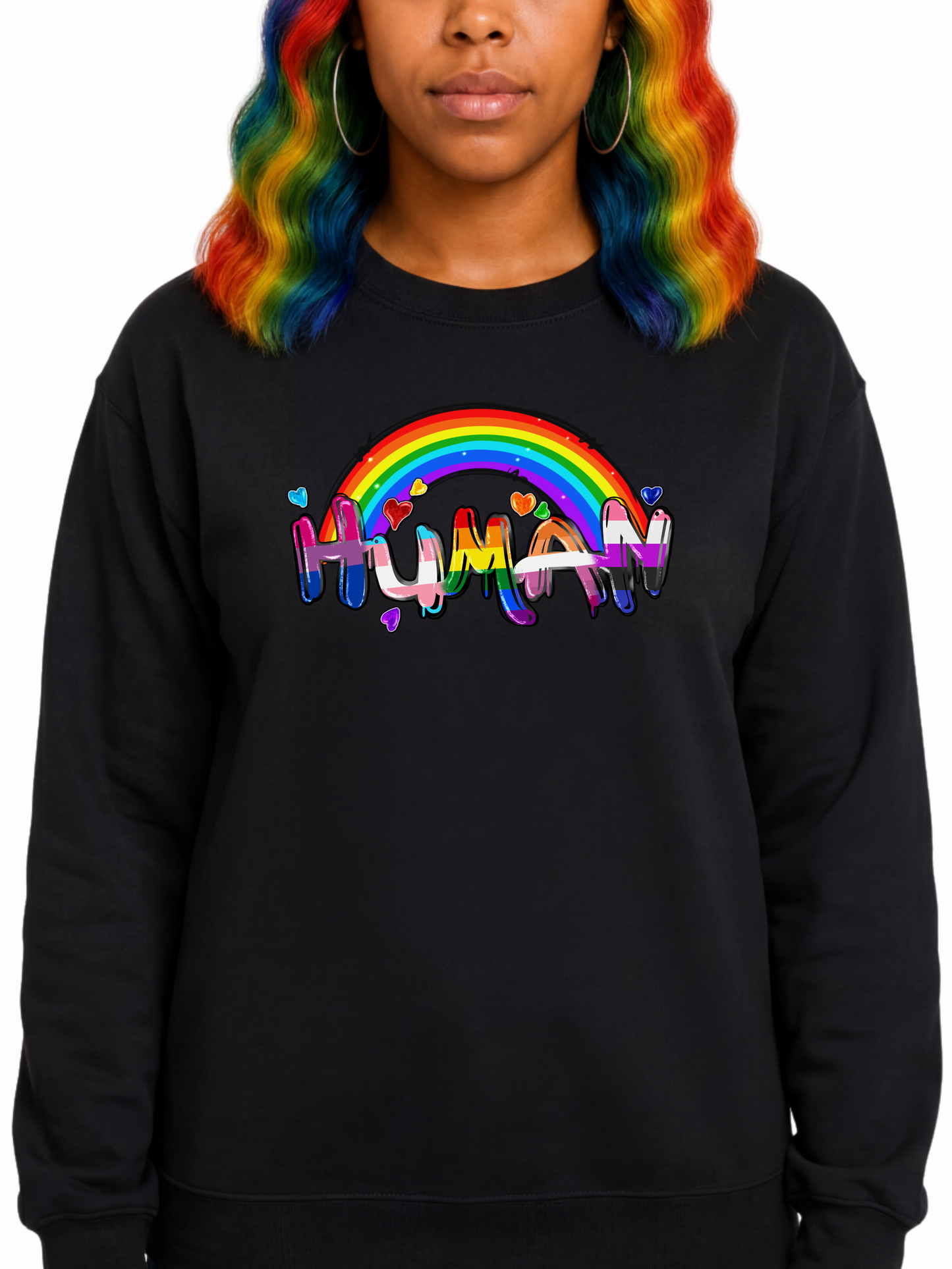 love is the answer unisex sweatshirt – human pride collection