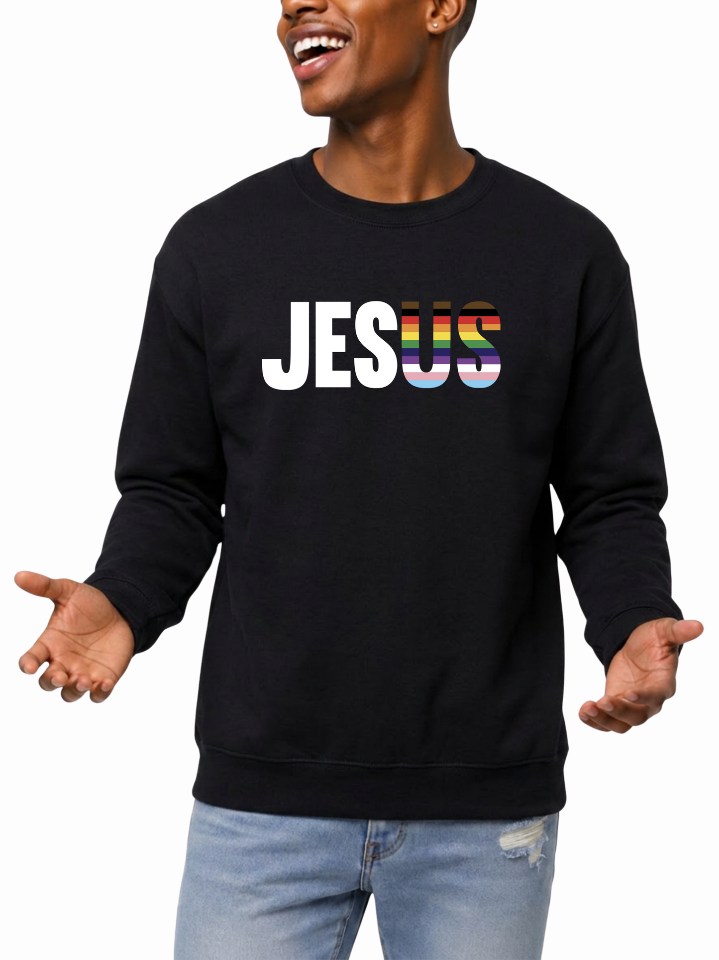 jesus unisex sweatshirt – love collection