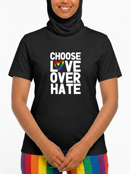 Choose Love Over Hate Unisex T-Shirt – Love Collection