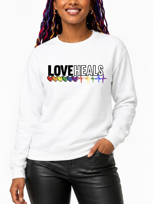 Love Heals Unisex Sweatshirt – Love Collection