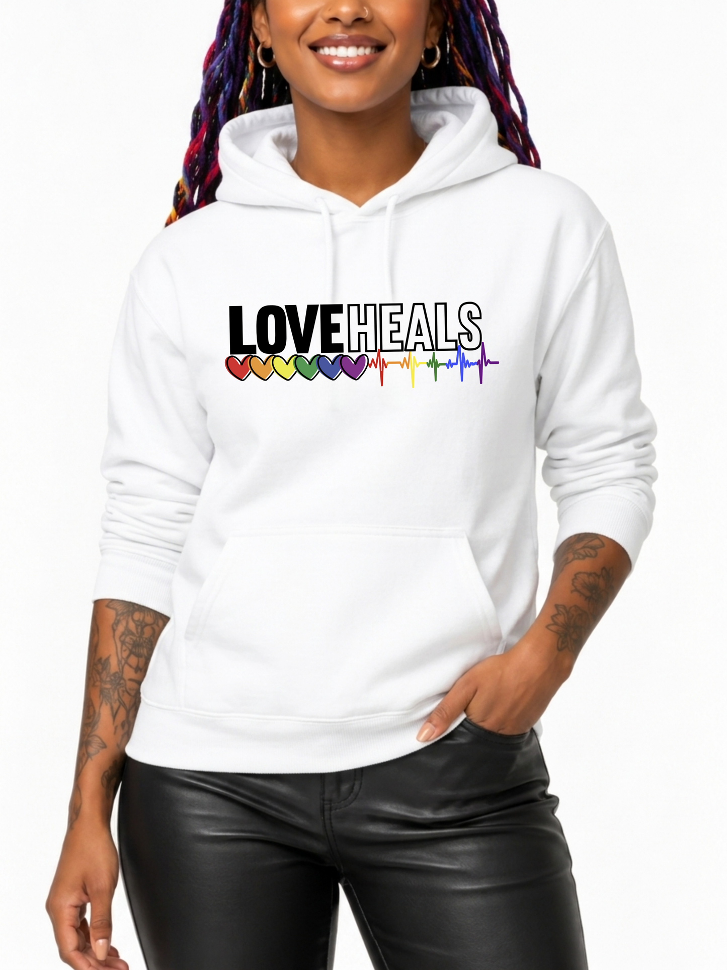 love heals unisex hoodie – love collection