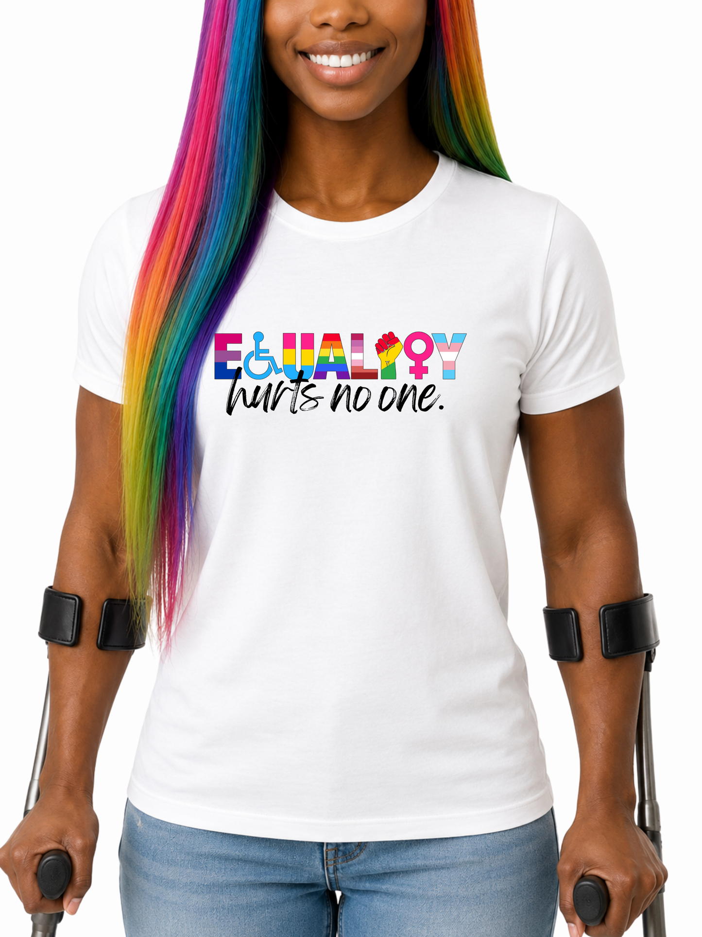 equality hurts no one unisex t-shirt – the power collection