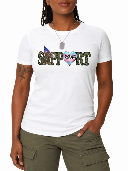 Support Trans Troops Unisex T-Shirt – The Power Collection
