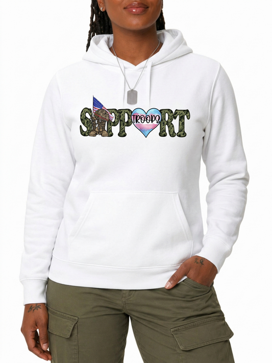 Support Trans Troops Unisex Hoodie – The Power Collection