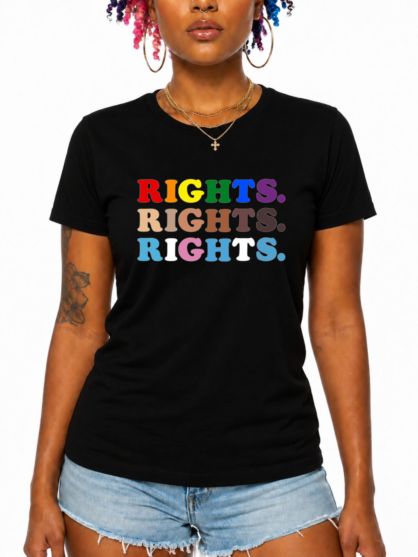 rights. rights. rights. unisex t-shirt – the power collection