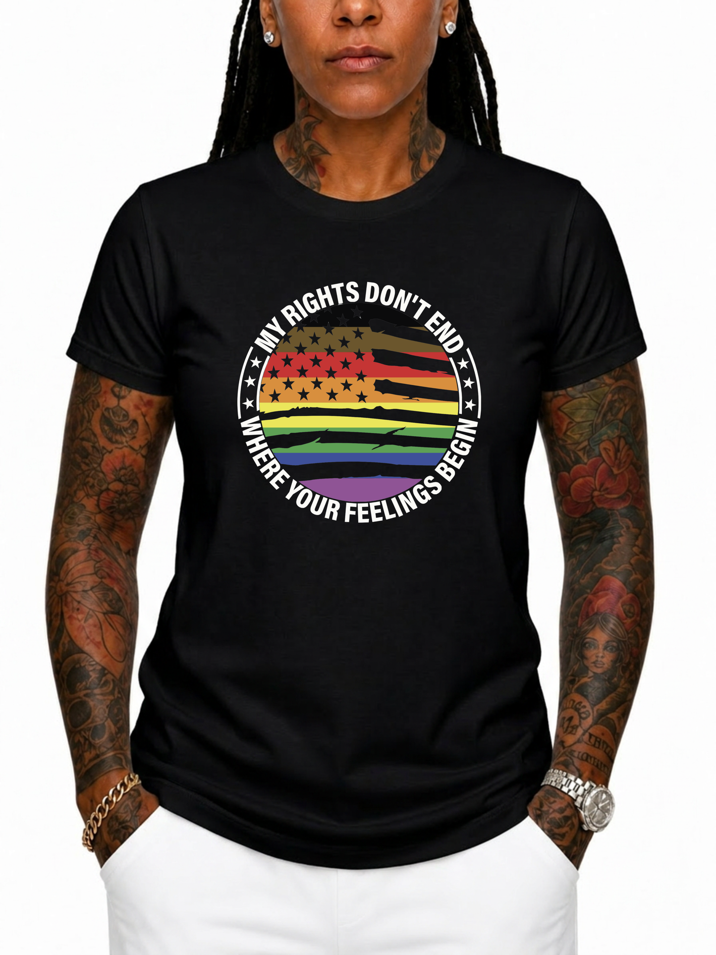 my rights don’t end unisex t-shirt – the power collection