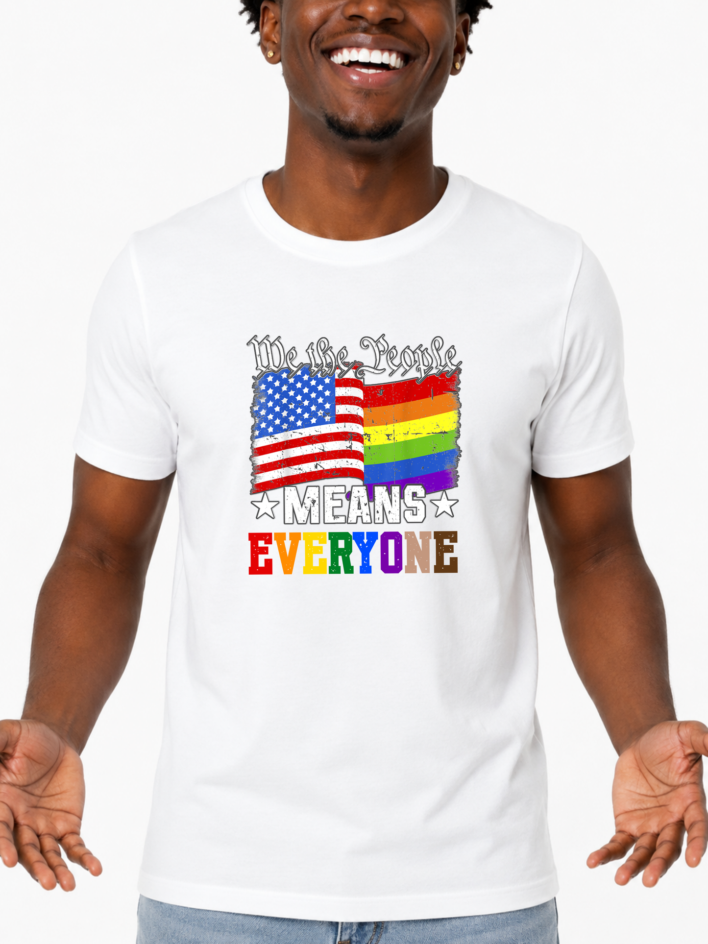 we the people means everyone unisex t-shirt – the power collection