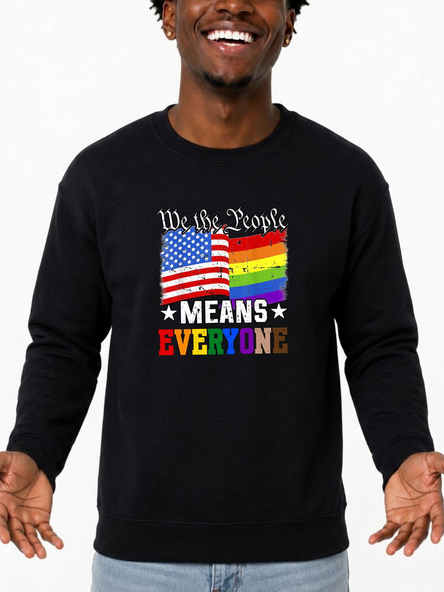 we the people means everyone unisex sweatshirt – the power collection