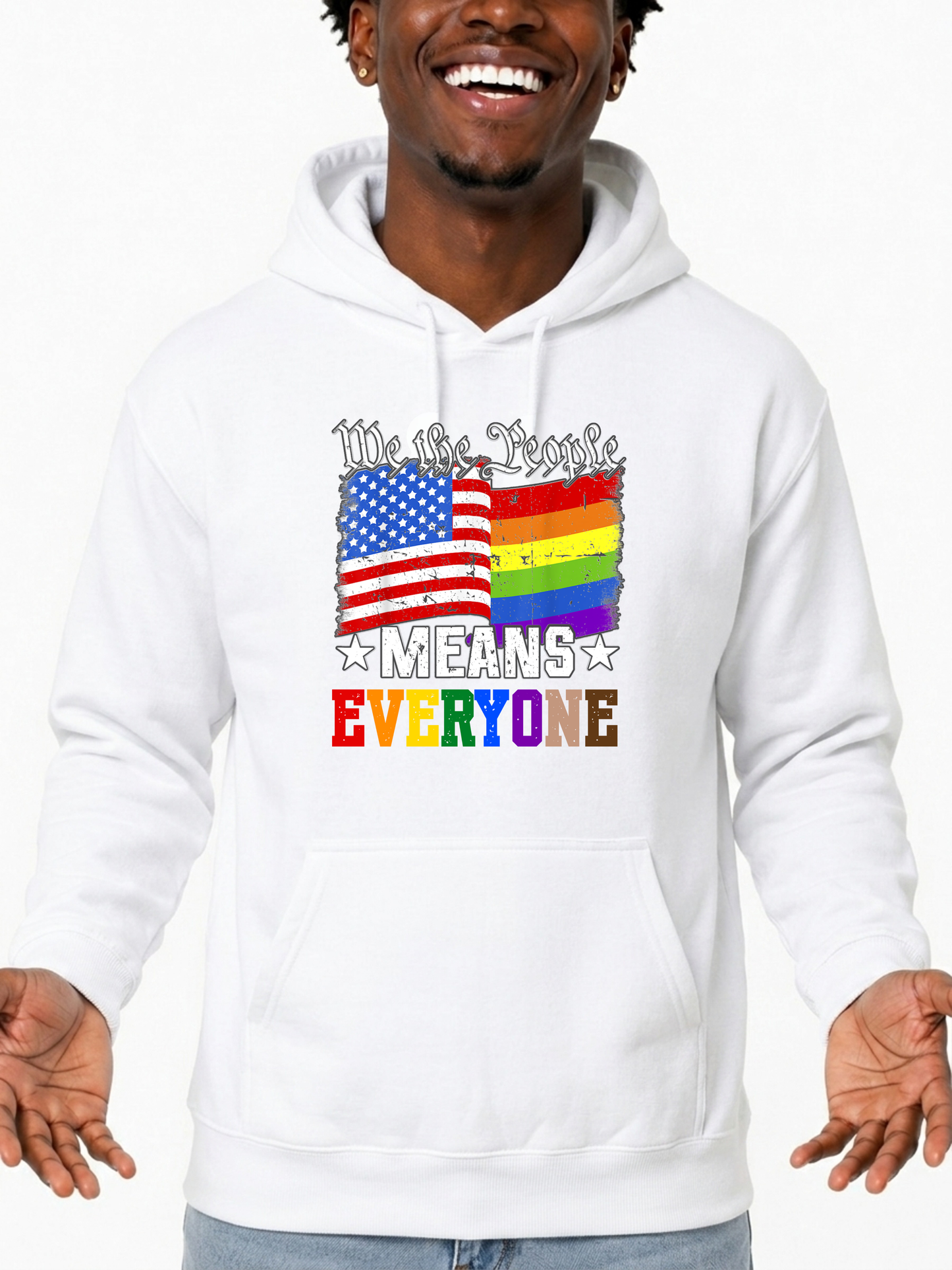 we the people means everyone unisex hoodie – the power collection