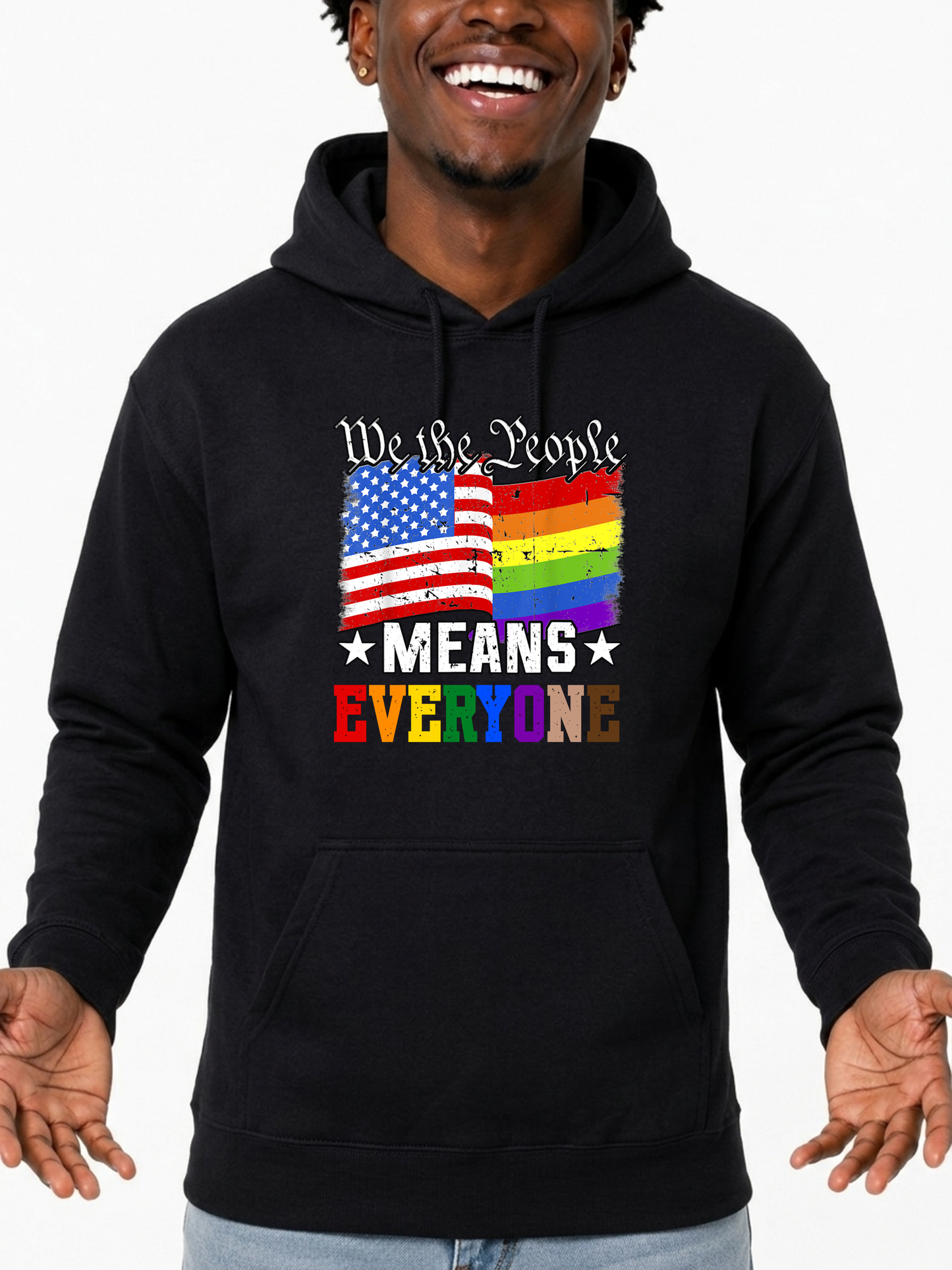 we the people means everyone unisex hoodie – the power collection