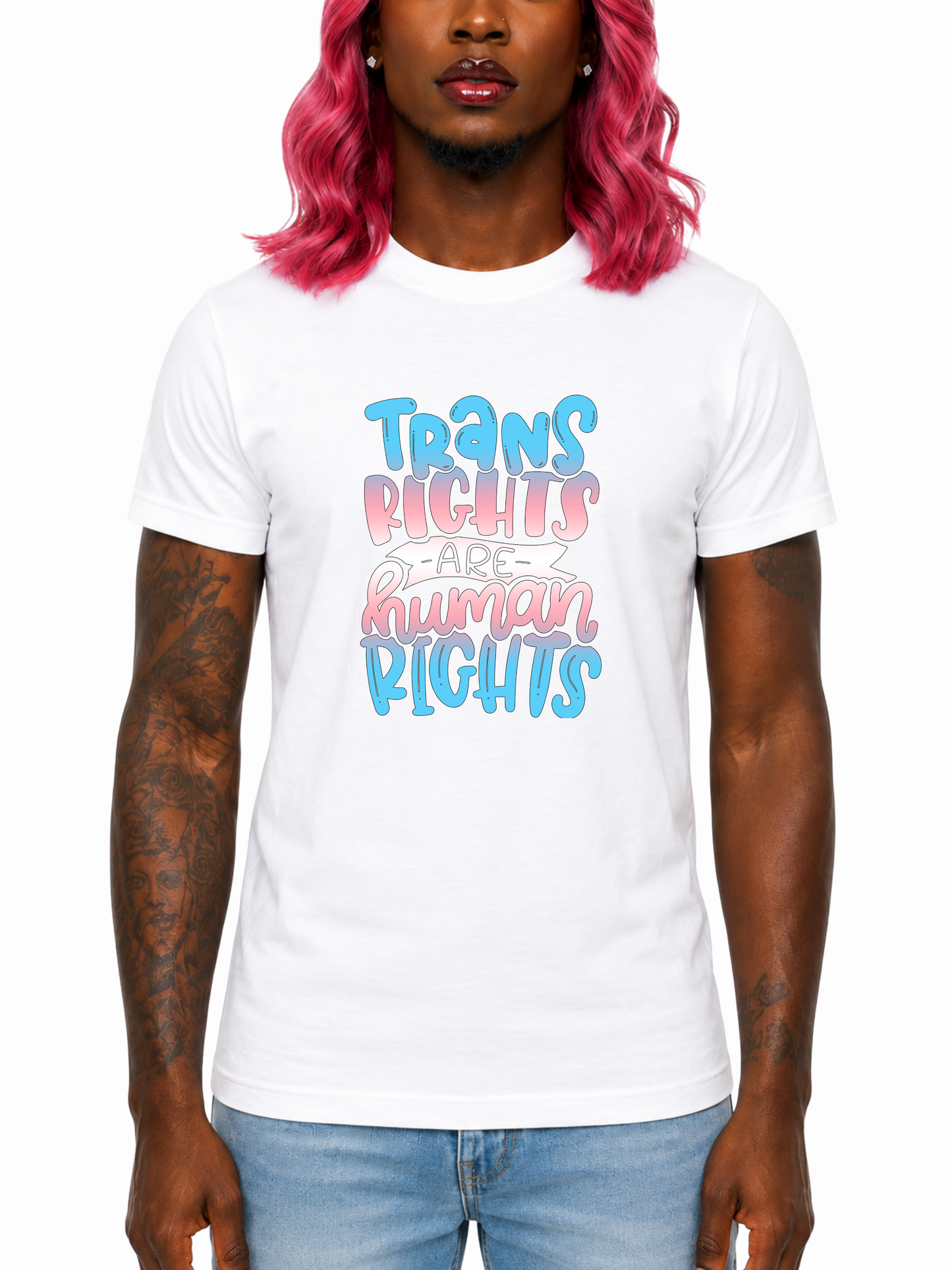trans rights are human rights unisex t-shirt – the power collection