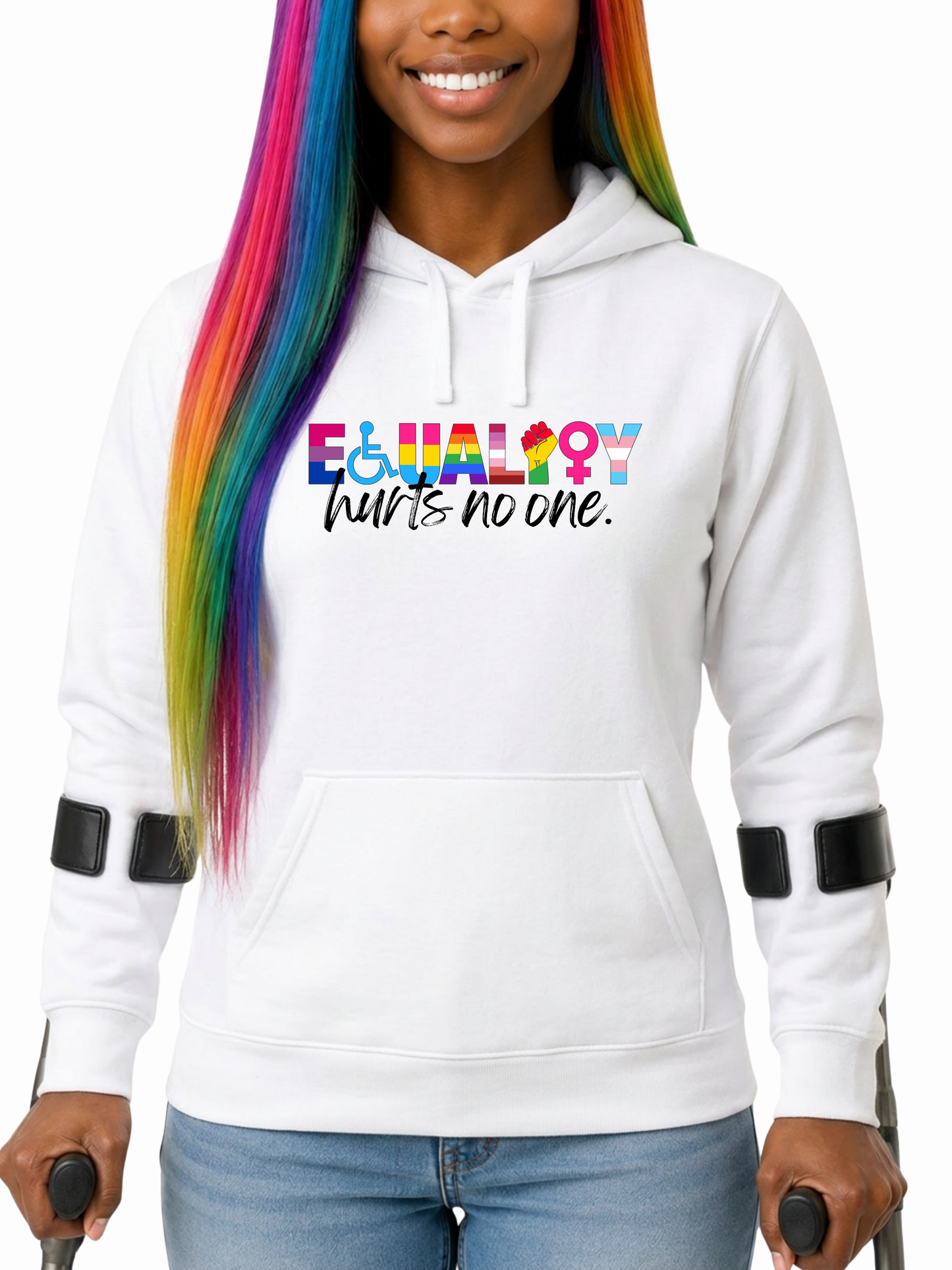 equality hurts no one unisex hoodie – the power collection